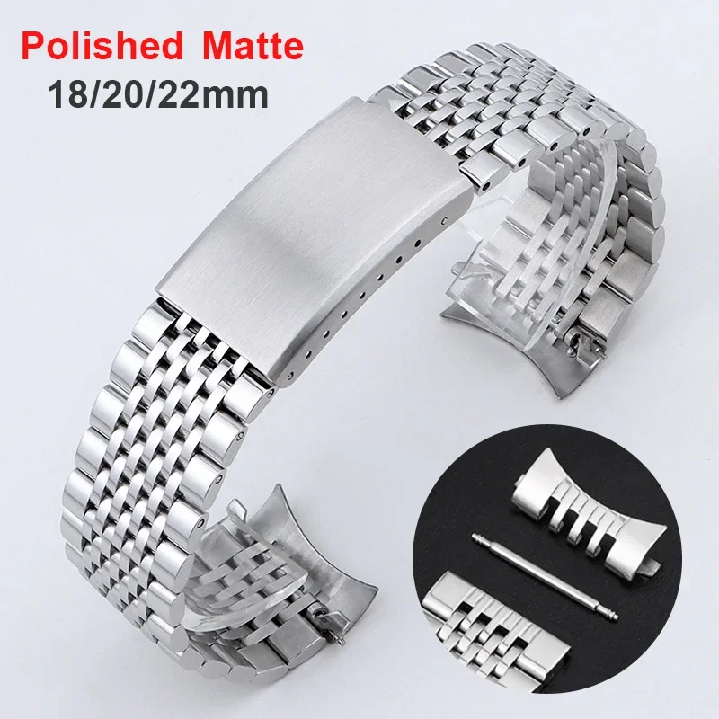 Seiko Watch Prospex - 18mm 20mm 22mm Curved Flat End