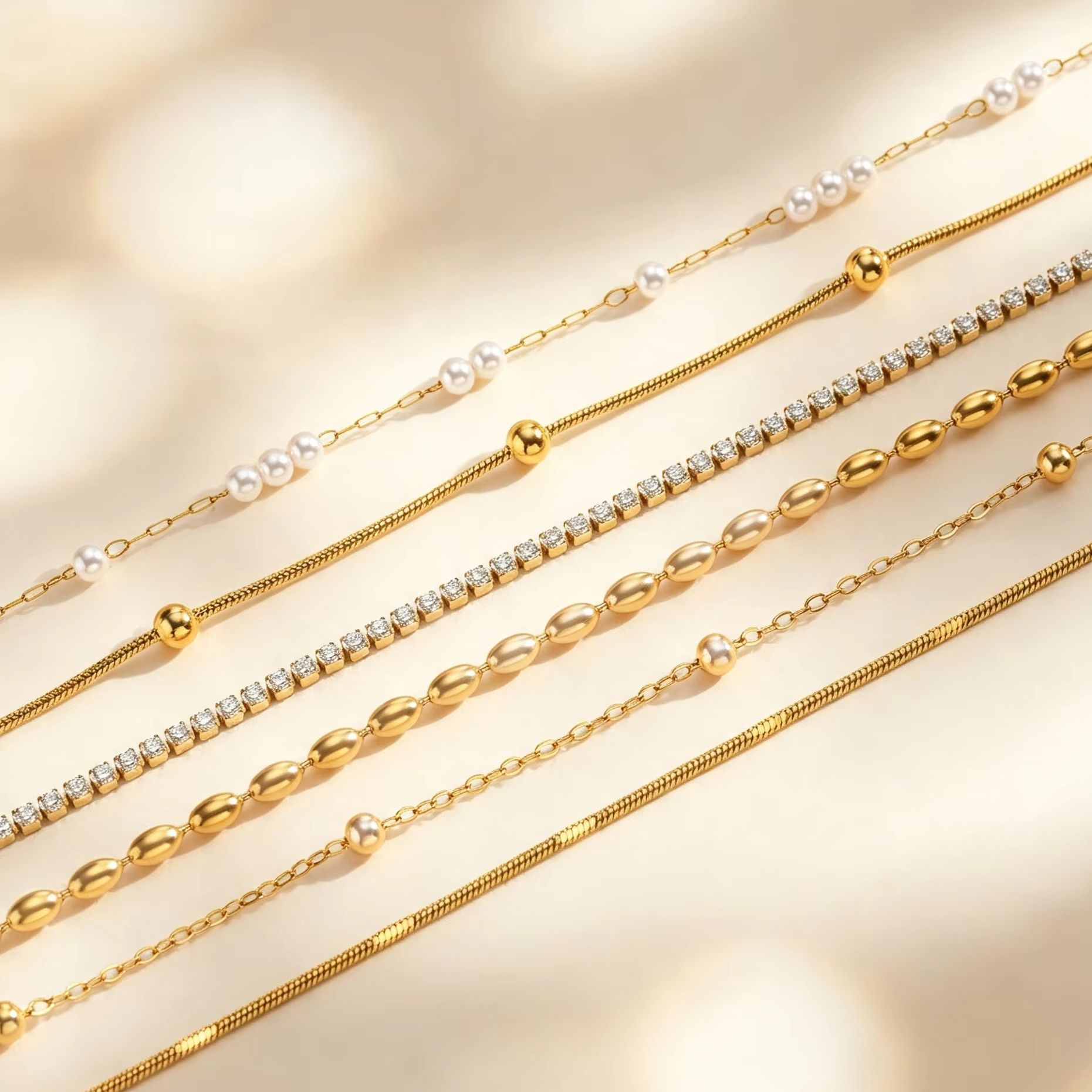 Women's Dainty Snake Chain Ank - Jc Jewelry & Watches Photos review and price