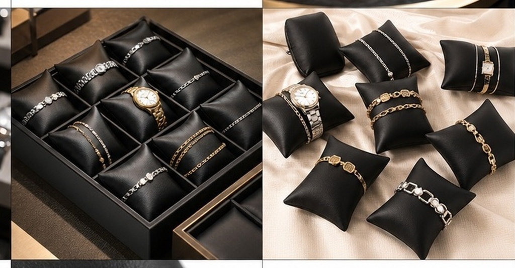12pcs Watch Pillows Pu Jewelry - Watch Display Box review and price