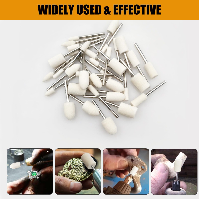 36Pcs/Set Wool Felt Polishing  - Jewelry For Watches review and price